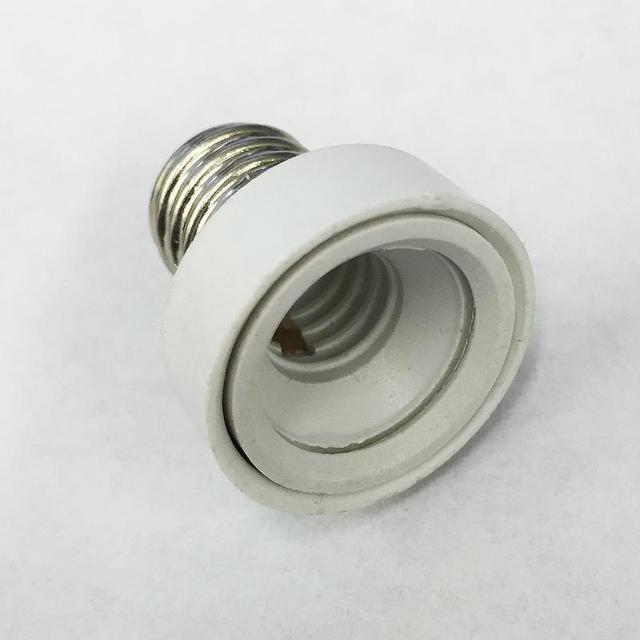 Main image of Platinum E12 Candelabra Base to E17 Intermediate Socket Adapter