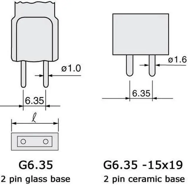 Alt view image 7 of 7 - OSRAM BRL 64610 bulb - 50w 12v HLX G6.35 Bi-Pin Halogen Light Bulb