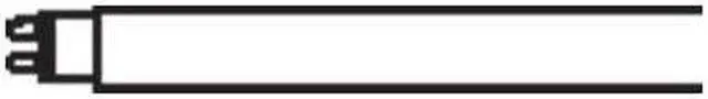 Alt view image 6 of 6 - GE 33612 5106WW - 6W T5 Low Voltage Discharge Aviation Aircraft Fluorescent Lamp