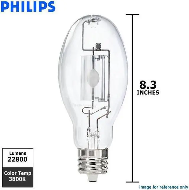 Alt view image 4 of 5 - Philips 427054 - CDM210/U/O/4K ED28 210 watt Metal Halide Light Bulb