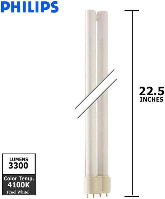 Alt view image 3 of 4 - Philips 300442 - PL-L 40W/41/RS/IS Single Tube 4 Pin Base Compact Fluorescent Light Bulb