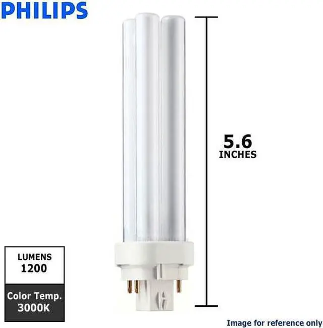 Alt view image 3 of 3 - Philips 18w Double-Tube 4-Pin PL-C ALTO 18W/830/4P Fluorescent Light Bulb
