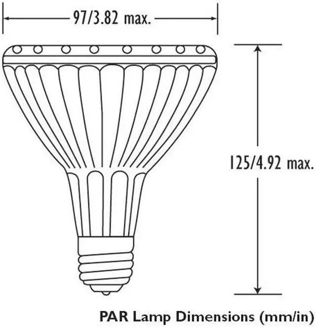Alt view image 4 of 5 - Philips 223297 - CDM35/PAR30L/M/SP 35 watt Metal Halide Light Bulb