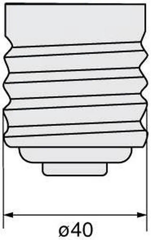 Alt view image 4 of 4 - GE 72607 150w ED23.5 E40 2000K Lucalox HID LU150/55H/ECO/40 High Pressure Sodium