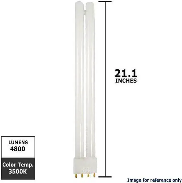 Alt view image 8 of 8 - Sylvania 20591 - FT55DL/835 Single Tube 4 Pin Base Compact Fluorescent Light Bulb