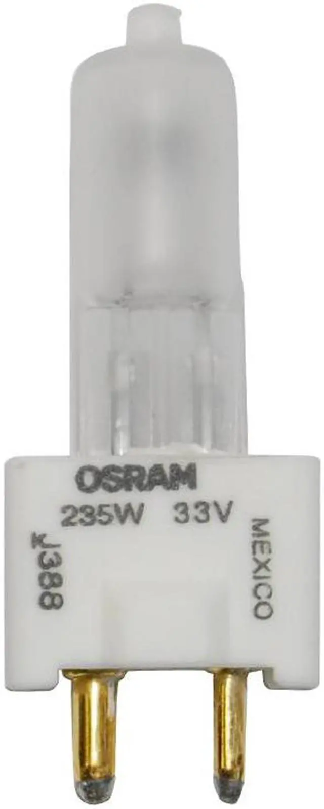 Alt view image 2 of 8 - OSRAM 58941 - 235w 33v T12 Frosted GZ9.5 Halogen Light Bulb