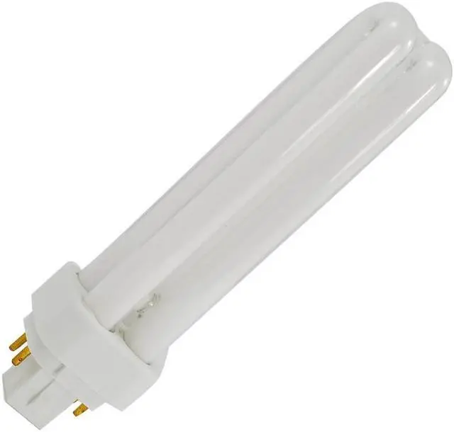 Alt view image 9 of 9 - SYLVANIA CF18DD/E/830 18w G24Q-2 base 3000k CFL Bulb - 20724