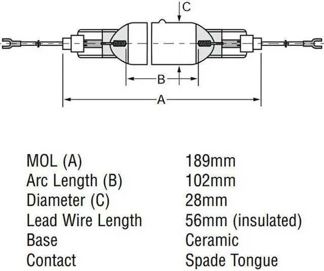 Alt view image 4 of 4 - Ushio MHL-261L 5000W Photo-polymer UV Curing Metal Halide Lamp