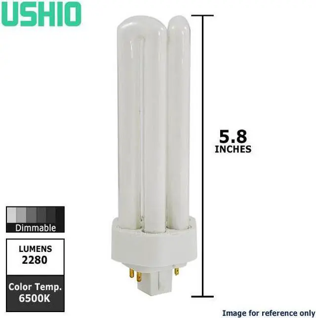 Alt view image 6 of 7 - Ushio 3000222 - CF32TE/865 Triple Tube 4 Pin Base Compact Fluorescent Light Bulb