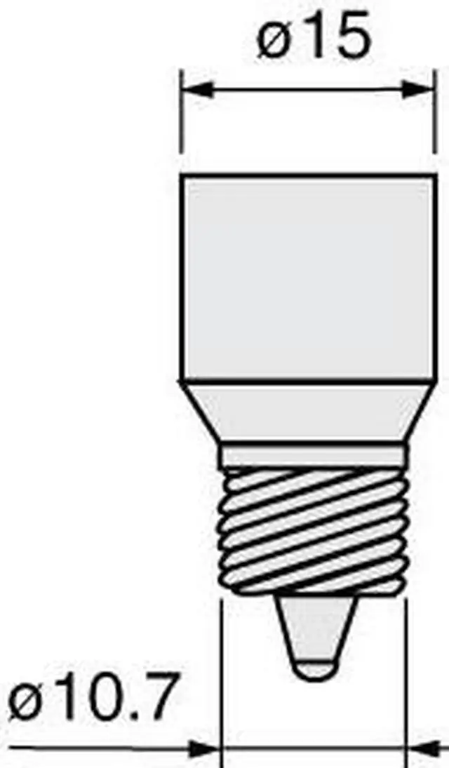 Alt view image 2 of 3 - Ushio 1000970 - JCV120V-100WGSN/E11 Screw Base Single Ended Halogen Light Bulb
