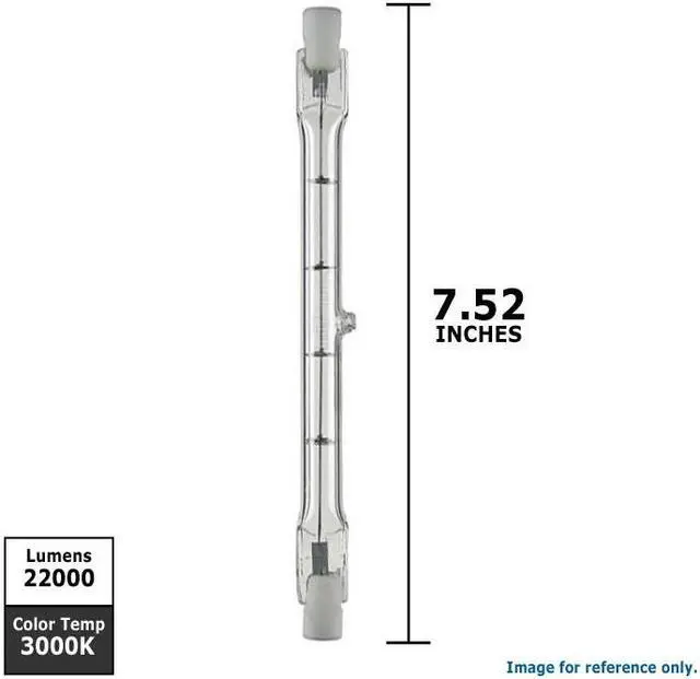 Alt view image 2 of 4 - Ushio 1000695 - J120V-1000WB 1000 1499 watt Double Ended Halogen Light Bulb