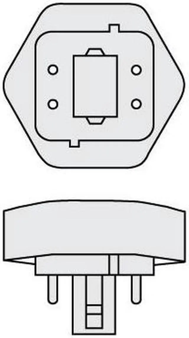 Alt view image 10 of 10 - Sylvania 20879 26W 2700K CF26DT/E/IN/827/ECO 4 Pin Triple Tube Fluorescent Bulb