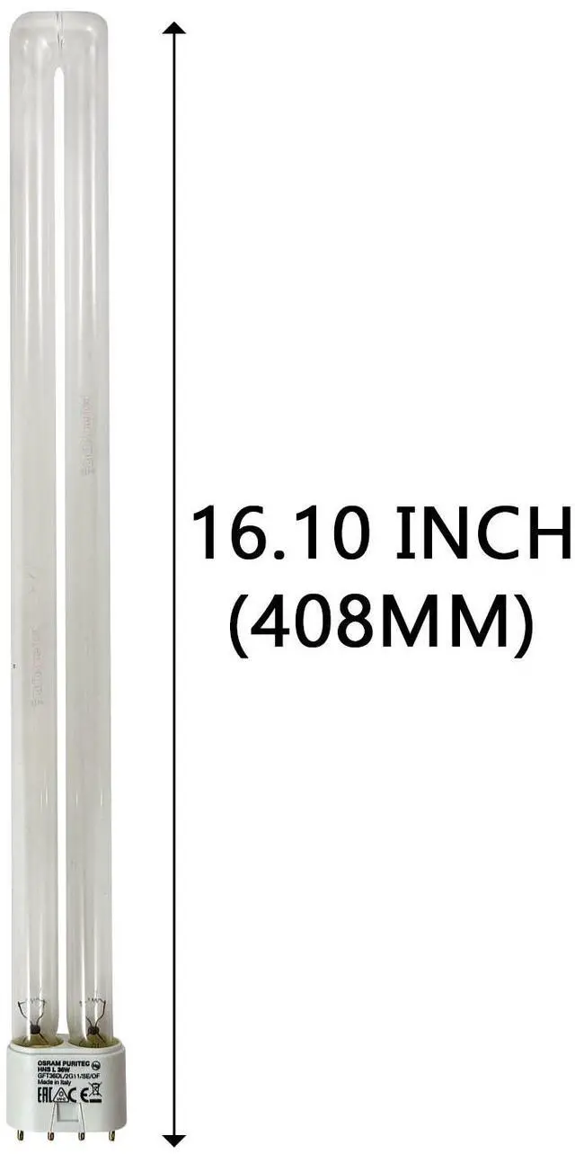 Alt view image 3 of 4 - OSRAM 23392 GFT36DL/2G11/SE/OF Puritec HNS L 36W 2G11 base Germicidal UV Light Bulb