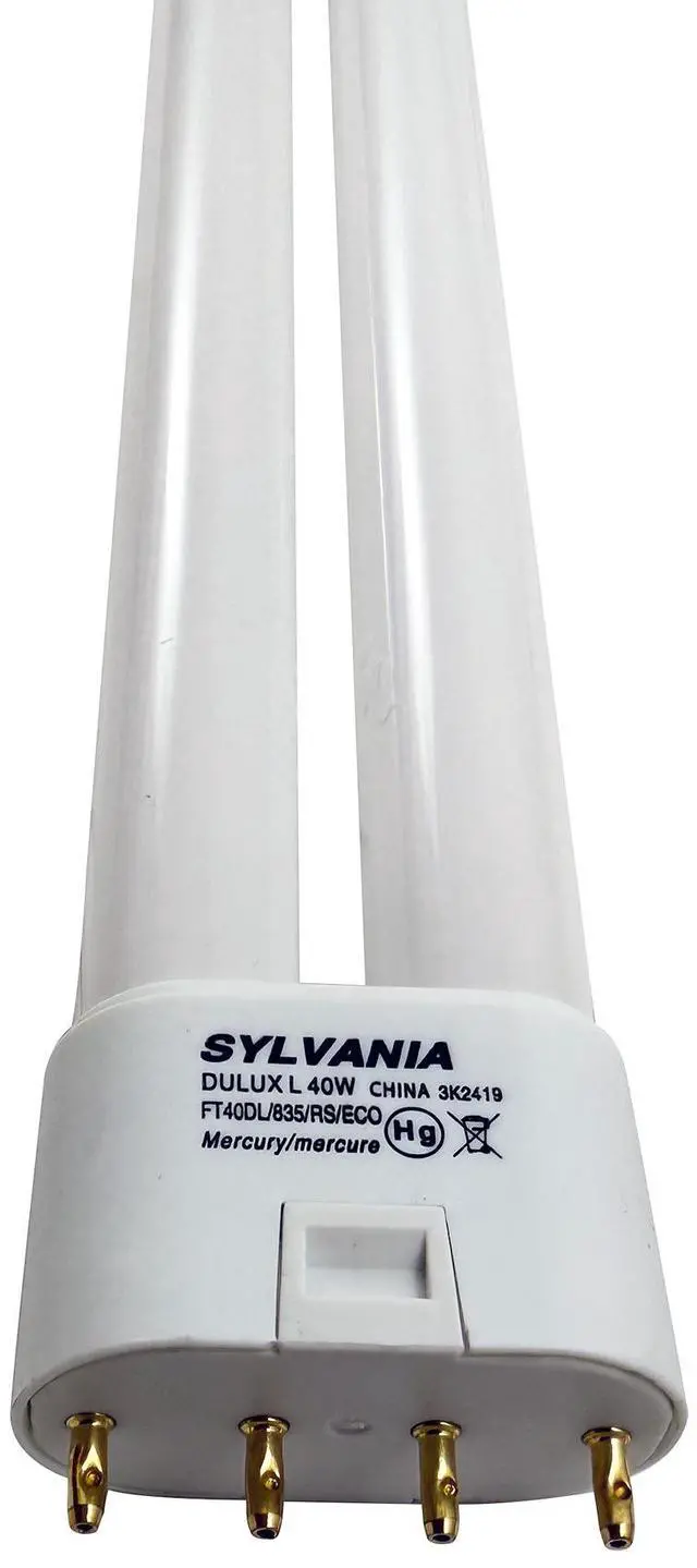 Alt view image 3 of 7 - Sylvania 20585 - FT40DL/835/RS/ECO Single Tube 4 Pin Base Compact Fluorescent Light Bulb