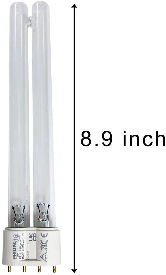 Alt view image 5 of 7 - Philips 18w TUV PL-L 18W/4P UVC 4-Pin 2G11 Base Germicidal lamp