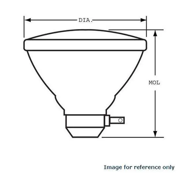 Alt view image 3 of 5 - GE 80316 75w PAR38 3FL MINE 2725K Flood 120v Mining Lamp Incandescent Light Bulb