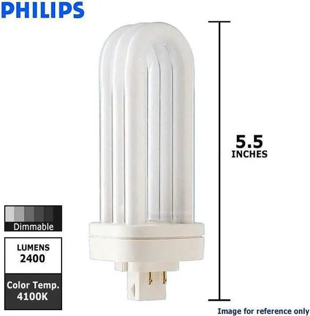 Alt view image 5 of 8 - Philips 268722 - PL-T 32W/41/4P/ALTO Triple Tube 4 Pin Base Compact Fluorescent Light Bulb