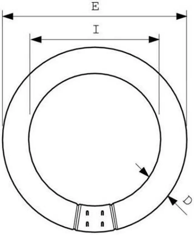 Alt view image 3 of 6 - Philips 391177 - FC12T9/UTILITY/32W 12" Circular T9 Fluorescent Tube Light Bulb
