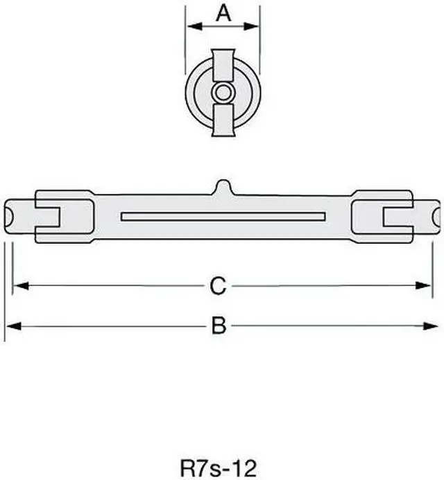Alt view image 3 of 6 - Ushio 1000502 - FDN JP120V-500WCF6 Projector Light Bulb