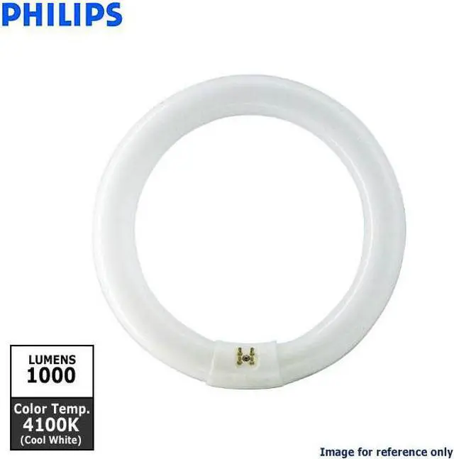 Alt view image 2 of 4 - Philips 391169 - FC8T9/UTILITY/22W 8" Circular T9 Fluorescent Tube Light Bulb