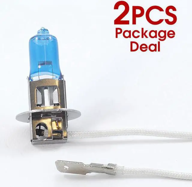 Alt view image 4 of 4 - BULBAMERICA H3 - 55W 12V Xenon White Twin Pack Halogen Light Bulb