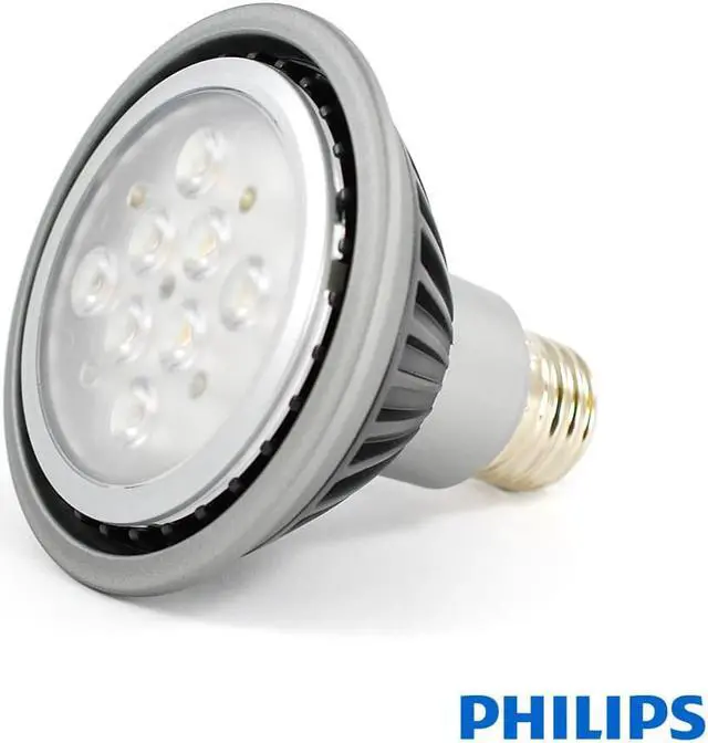 Alt view image 3 of 8 - PHILIPS EnduraLED 11W 120V E26 PAR30S Dimmable Indoor FL Light Bulb