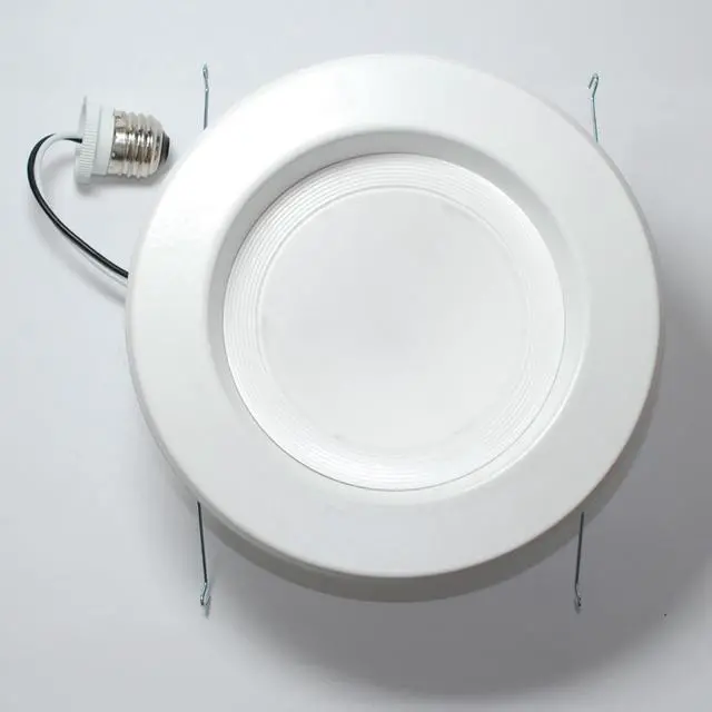 Alt view image 4 of 6 - High Quality 5-6 inch Recessed LED 12W Cool White Retrofit Downlight Kit - 100w equiv.