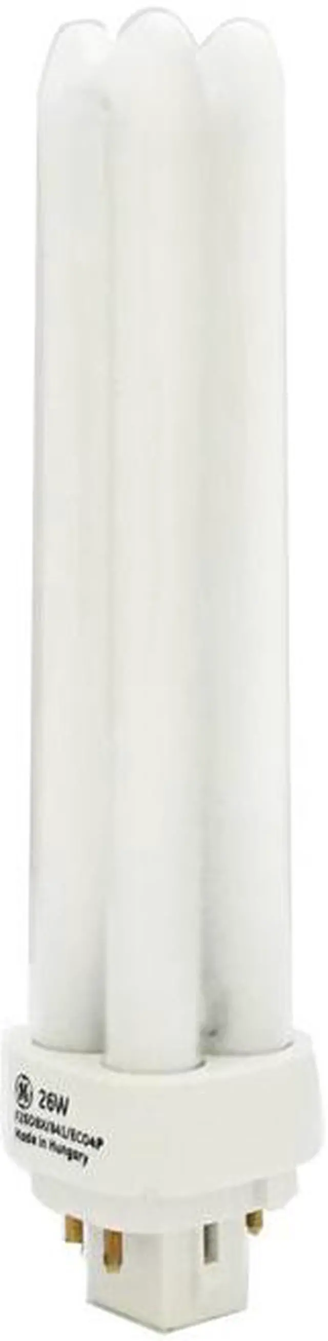 Alt view image 2 of 5 - GE 97613 - F26DBX/841/ECO4P Double Tube 4 Pin Base Compact Fluorescent Light Bulb