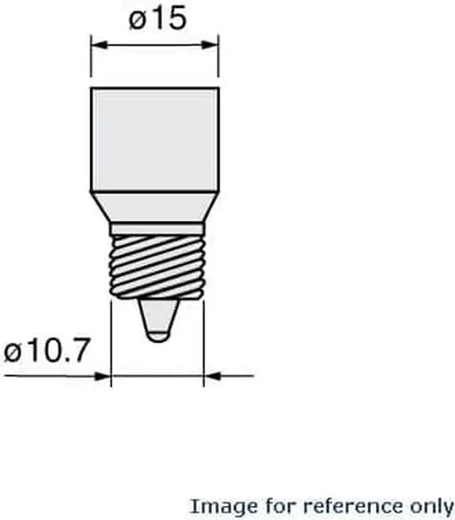Alt view image 3 of 8 - Ushio 1003089 - JD120V-75W/E11 Screw Base Single Ended Halogen Light Bulb
