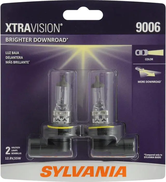 Main image of 2-PK SYLVANIA 9006 XtraVision Halogen Headlight Bulb