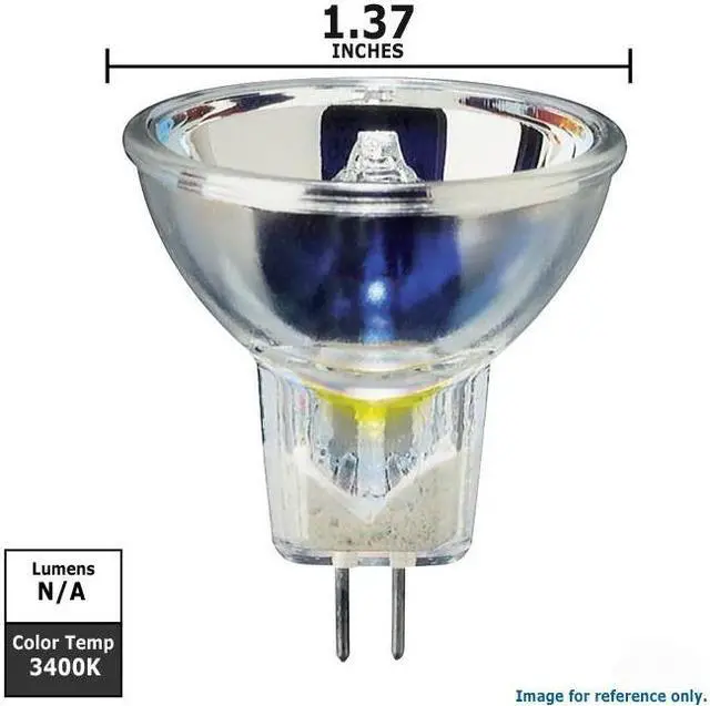 Alt view image 2 of 2 - Philips 52w 10v 13298 GZ4 R35 MR11 3400k Halogen Light Bulb