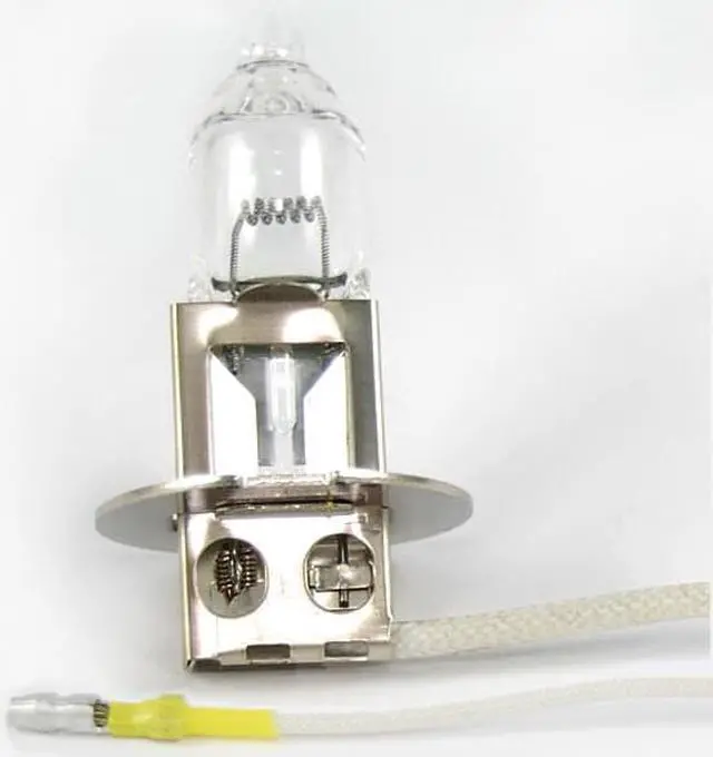 Alt view image 5 of 5 - Ushio 1000799 - JA24V-70W H-3 Terminal Base Single Ended Halogen Light Bulb