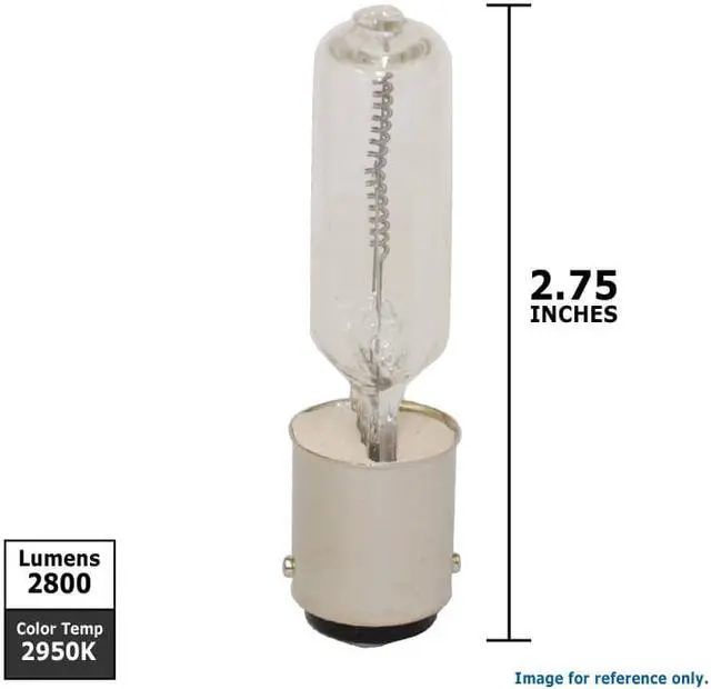 Alt view image 5 of 8 - ETC bulb Sylvania 150w 120v Super-Q Bayonet Halogen Light Bulb