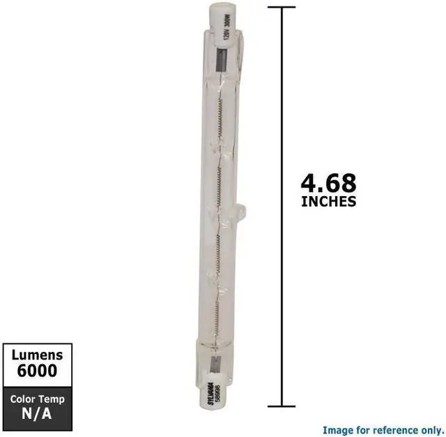 Alt view image 2 of 4 - Sylvania 58998 - 300T3Q/CL(EHM) 300 399 watt Double Ended Halogen Light Bulb