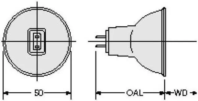 Main image of Ushio 1000357 - ESH JCR82V-85W Projector Light Bulb