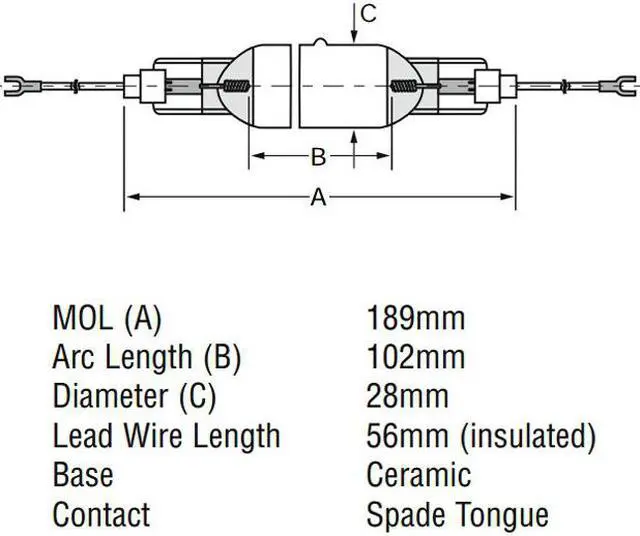 Main image of Ushio MHL-261L 5000W Photo-polymer UV Curing Metal Halide Lamp