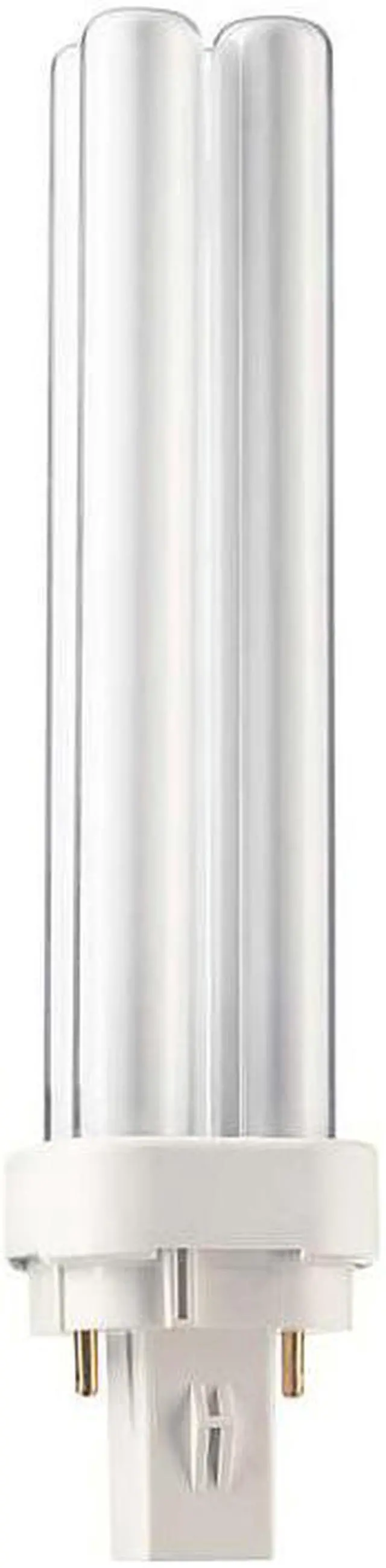Alt view image 3 of 5 - Philips 18w Double Tube 2-Pin G24D-2 White 3500K Fluorescent Light Bulb