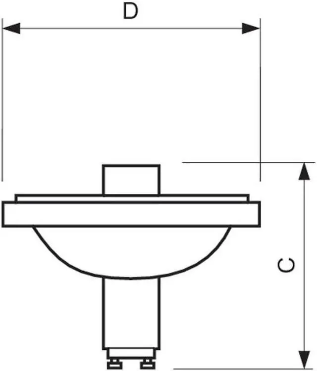Alt view image 3 of 4 - Philips 70w MasterColor GX8.5 3000K CDM-R111 70W/930 40D HID Light Bulb