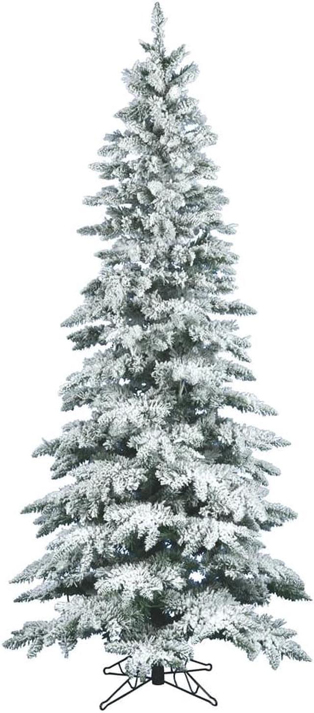 flocked utica christmas tree