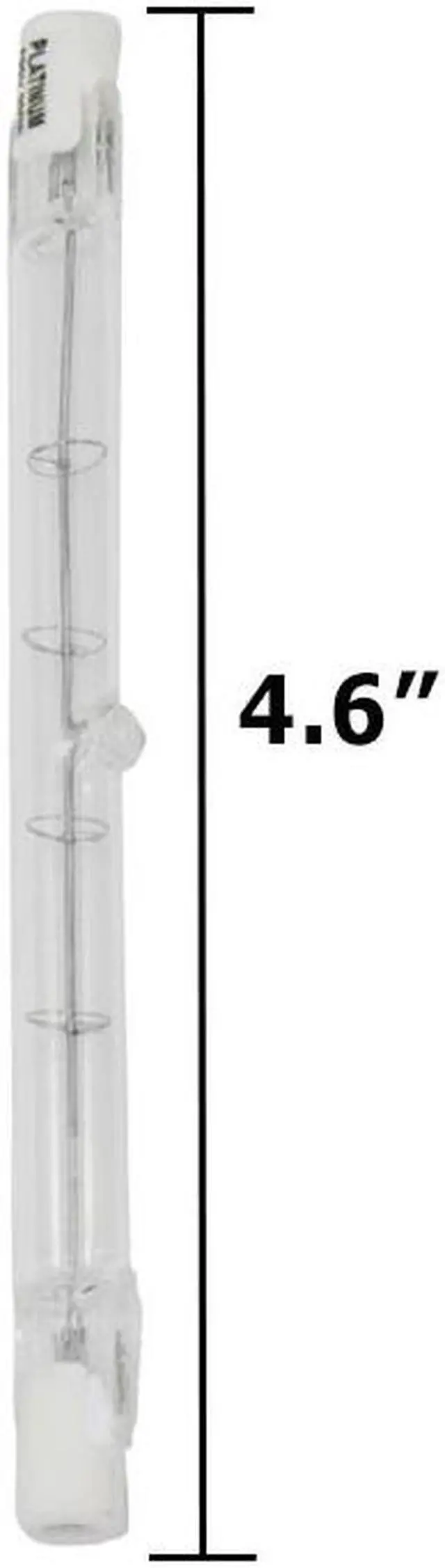 Alt view image 2 of 2 - Platinum EHM 300W 120V Clear Double Ended 118mm  Halogen Bulb