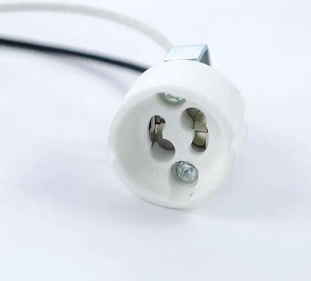 Alt view image 3 of 7 - Satco 80-1796 GU10 ceramic socket with 1/8 IP hickey lampholder