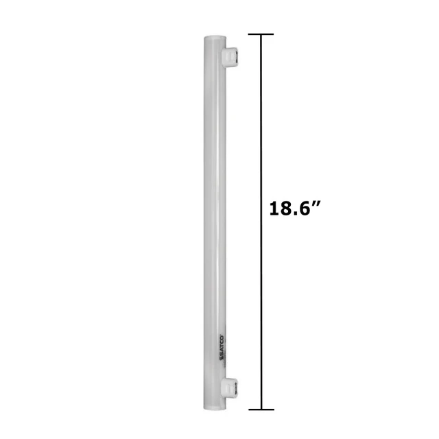 Alt view image 3 of 4 - Satco 7w Linestra LED Replacement bulb - 19.68in 2700K Dimmable lamp