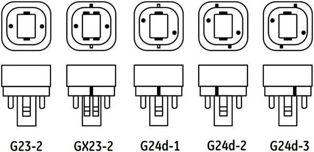 Alt view image 4 of 5 - Philips 18w Double Tube 2-Pin G24D-2 White 3500K Fluorescent Light Bulb