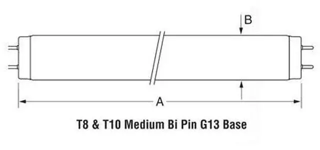 Alt view image 2 of 3 - USHIO G15T8 15W Germicidal Low Pressure Mercury-Arc Lamp