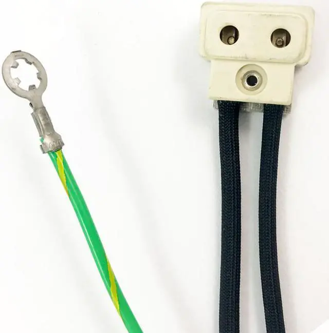 Alt view image 2 of 4 - OSRAM TP22H G9.5 Lampholder Ceramic Socket 1000w 250v 3 Wire 64in Lead 16GA CE