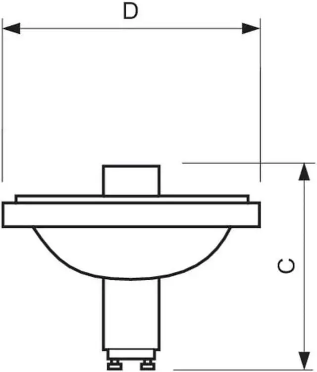 Alt view image 3 of 5 - Philips 70w MasterColor CDM-R111 GX8.5 NFL 24D 3000K HID Light Bulb