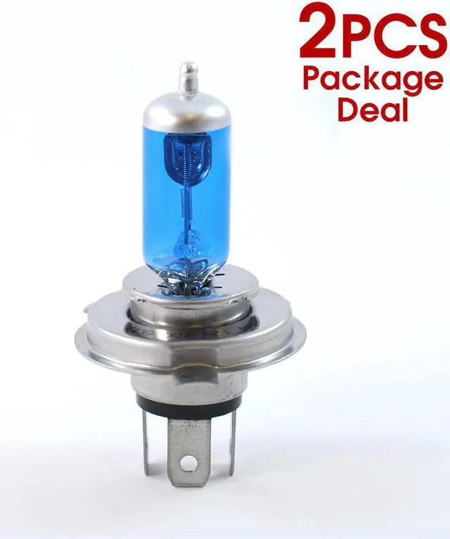 Alt view image 2 of 7 - BULBAMERICA H4 - 100W/80W 12V P43T Xenon White Twin Pack Halogen Light Bulb