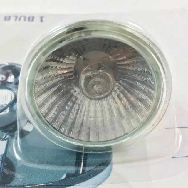 Alt view image 5 of 7 - GE 35w 120v FMW MR16 GU10 Edison Quartzline Flood FL Halogen Light Bulb