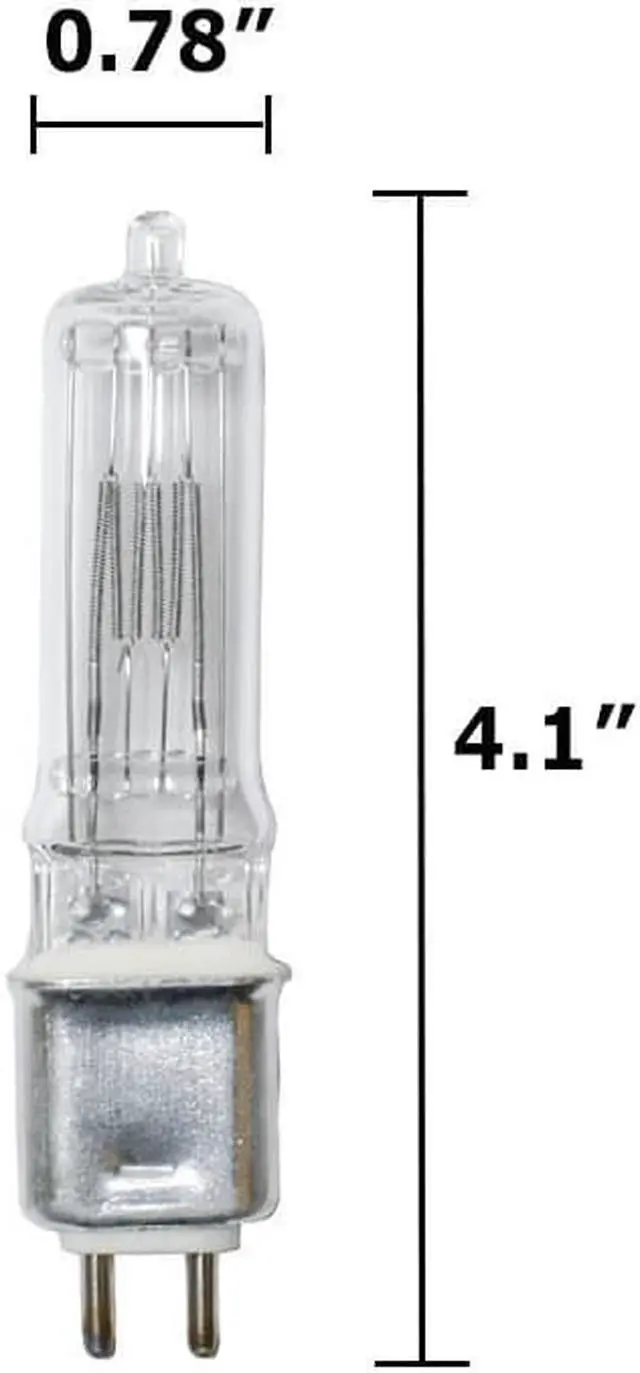 Alt view image 2 of 4 - PLATINUM GLA 575w 115v 2000hr G9.5 Base Halogen Bulb