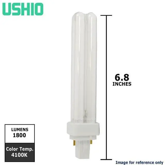 Alt view image 2 of 5 - USHIO Compact Fluorescent 26w CF26D/841 Light Bulb